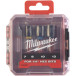 Set de 4 Douilles magnétiques Milwaukee 1/4" / pce