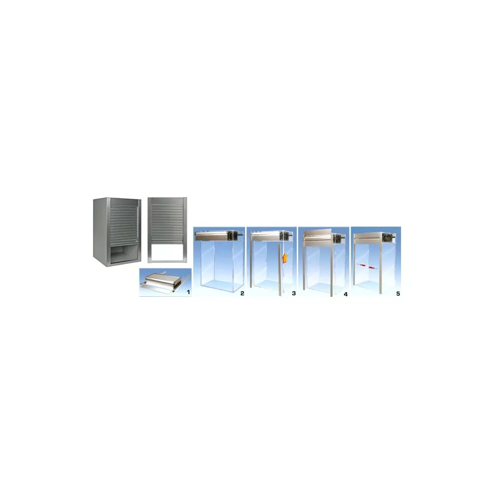 Box Milano Vertical Sliding Aluminium...