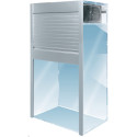 Box Milano Vertical Spring Shutter ALU Alumatt 500mm per piece