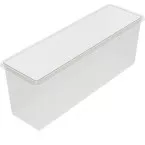 Bac auxiliaire Hack 396x120x164mm PVC transparent / 2pce