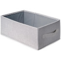 Hack textiel organizer mand 350x240mm lichtgrijs / 6pce