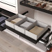 Hack Light Grey Textile Organizer Basket 350x240mm Set of 6