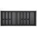 Range-couverts Orga-Box VII gris basalte pour tiroirs AvanTech YOU hauteurs 101 et 139mm, profondeur 500mm et largeur de meuble 