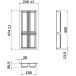 Range-couverts ORGA-BOX VII gris basalte pour tiroirs AvanTech YOU hauteurs 101 et 139mm, profondeur 500mm et largeur de meuble 