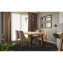Industria H-Shaped Black Structured Table Leg 80x40mm per piece