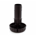 Black Furniture Lifting Jack 180mm Series 21 Adjustable from 175 to 200mm Load 400kg per piece
