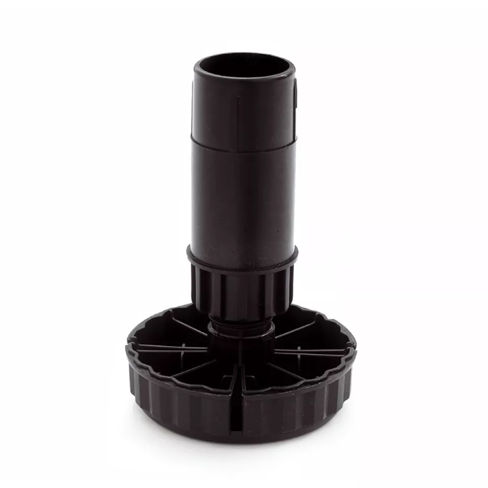 Zwarte meubelkrik 121mm serie 21...