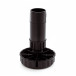 Zwarte meubelkrik 100mm serie 21 verstelbaar van 95 tot 120mm belasting 400kg / pce