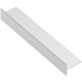 Profil traverse intermédiaire "T" aluminium anodisé pour panneaux bois épaisseur 18mm, pour coulissant ERGO 18, NOVO S 18 et LOC