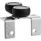 Kit de 2 roulettes de guidage supérieur pour coulissants ERGO 18, NOVO S 18 et LOCA 18 max. 50kg par panneaux / pce
