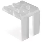 Blocage de porte en plastique pour rail de guidage supérieur ERGO 18, NOVO S 18 et 18/4, LOCA 18 et 18/4 et NERO 18/4 / pce