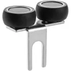 Kit de 2 roulettes de guidage supérieur pour coulissants NOVO S 18/4, LOCA 18/4 et NERO 18/4 max. 50kg par panneaux / pce
