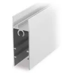Profil inférieur de porte aluminium anodisé pour coulissants Novo S 18/4 et Loca 18/4 longueur 3m / 3m