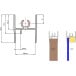Profil supérieur de porte aluminium anodisé pour coulissants Novo S 18/4 et Loca 18/4 longueur 3m / 3m