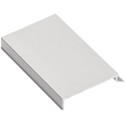 Geanodiseerd aluminium afdekprofiel voor onderrail "EVO" lengte 3m / 3m
