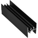 GTV Black Matte Top Aluminum Profile for NOVO S 18/4 and NERO 18/4 Sliding Doors Length 3m