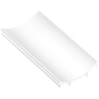 Wit aluminium afdekprofiel...