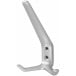 Double Hat and Coat Hook 32 Natural Aluminum F1 / pc