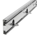 Gekogellagerde geleiders met beugel volledig uittrekbaar 650mm H45 45kg / pce