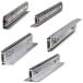 Bracket Set Kit for 53mm Drawer Slides 80kg 542x35x45mm per piece