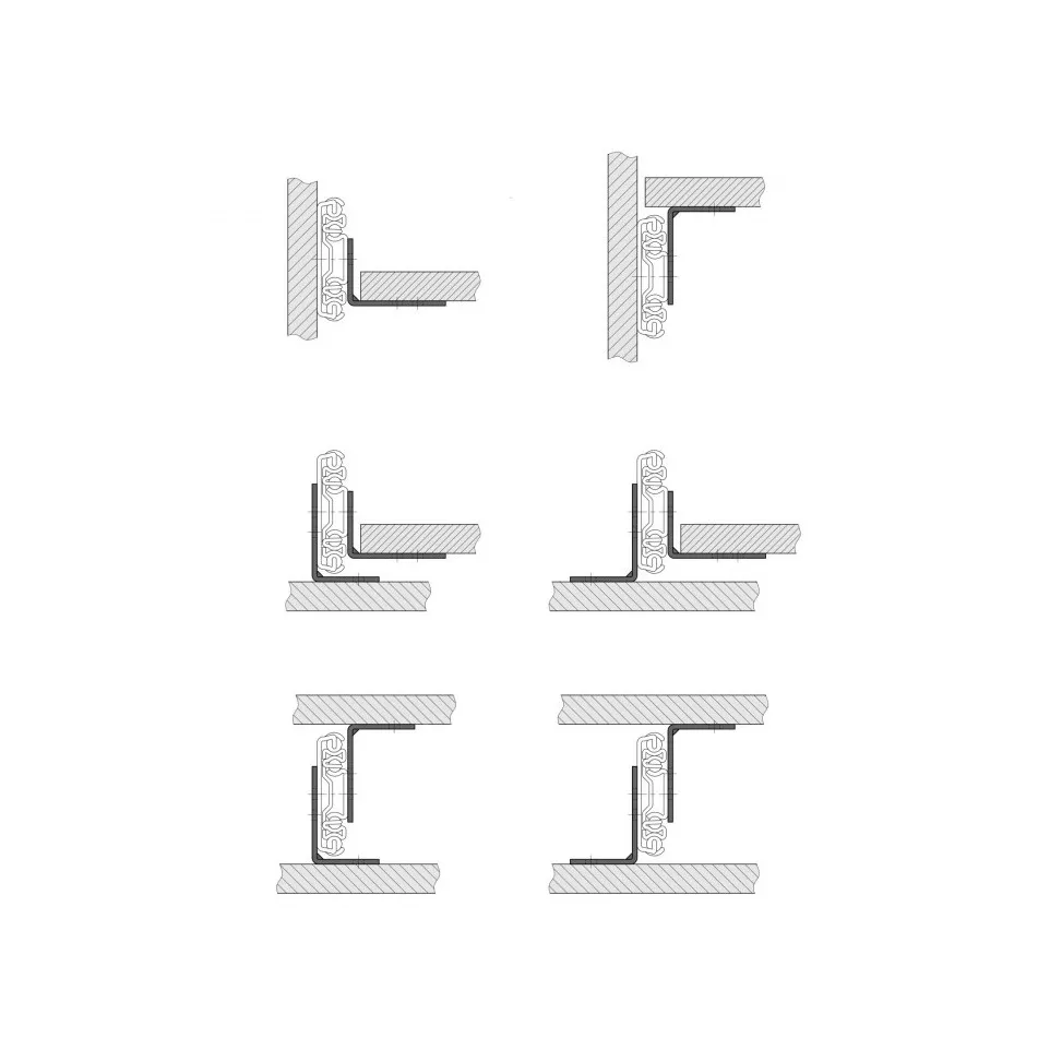 Bracket Set for H53 Drawer Slides...