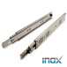Gekogellagerde geleiders volledig uittrekbaar Inox 500mm H45 45kg / pce