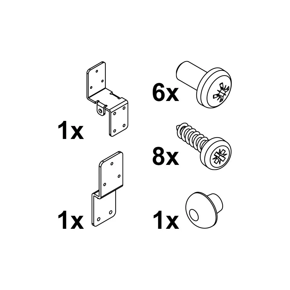 Adapterset voor Hawa Combino 35 H MS...