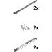 Set de 2 amortisseurs Hawa Clipo 36 H IS et MS max. 40kg par panneaux / PCE