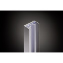 Transparent plastic stop and dust protection strip for SUPRA and ROBUSTUS frame profiles / 5m