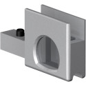 Omkeerbare verchroomde adapter voor drukbediende veiligheidssloten en voor beglazing tot 8 mm dikte SUPRA / pce