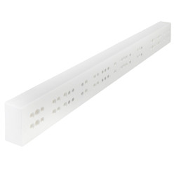 Witte afstandsstrip voor laden en geleiders / pce