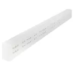 Baguette d'écartement blanc pour coulisses et tiroirs / pce