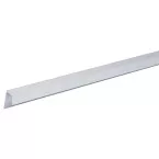 Geleiderprofiel aluminium zilver geanodiseerd Vleugel 77 lengte 3,2m / 3.2m