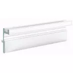WingLine 230 wit geanodiseerd aluminium loopprofiel, lengte 2,4 m / 2.4m