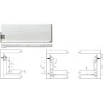 Metal Drawer Side Kit White...
