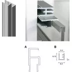 Rubber profiel voor LINEAR glas / 3012mm