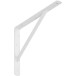 Console renforcée 300x225x30x4mm charge 250kg blanc / pce