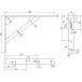Versterkte console 300x225x30x4mm belasting 250kg wit / pce
