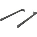 Lengte-railset antraciet 350mm voor Slim-panlades / pce