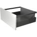 Kit de tringles longitudinales anthracite 350mm pour tiroirs à casseroles Slim / pce