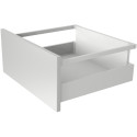 Kit de tringles longitudinales blanc 450mm pour tiroirs à casseroles Slim / pce