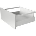 Kit de tringles longitudinales blanc 350mm pour tiroirs à casseroles Slim / pce