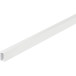 Tringle en aluminium blanc à recouper pour façade aluminium de tiroir à casseroles intérieur Slim longueur 1,2m / 1.2m