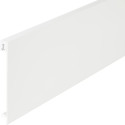 Façade en aluminium blanc ht.110mm à recouper pour tiroir intérieur et tiroir à casseroles intérieur Slim longueur 1,2m / pce