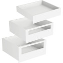 Façade en aluminium blanc ht.110mm à recouper pour tiroir intérieur et tiroir à casseroles intérieur Slim longueur 1,2m / pce