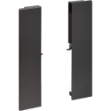 Frontpaneelaansluitset antraciet, hoogte 167mm voor aluminium frontpaneel van interne pannenlade Slim / pce