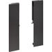 Kit de raccords de façade anthracite hauteur 167mm pour façade en aluminium de tiroir à casseroles intérieur Slim / pce