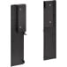 Kit de raccords de façade anthracite hauteur 167mm pour façade en aluminium de tiroir à casseroles intérieur Slim / pce