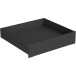 Kit de raccords de façade anthracite hauteur 84mm pour façade en aluminium de tiroir intérieur Slim / pce