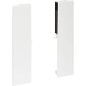 White Front Connector Kit 167mm Height for Aluminum Pot Drawer Inner Slim / pc